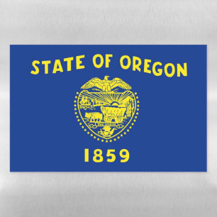Dry Erase Magnetic Sheet flag of Oregon