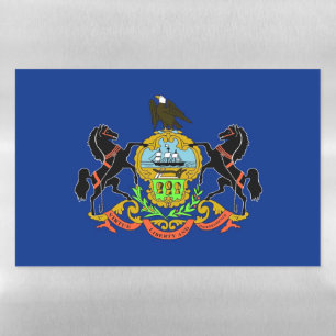 Dry Erase Magnetic Sheet flag of Pennsylvania