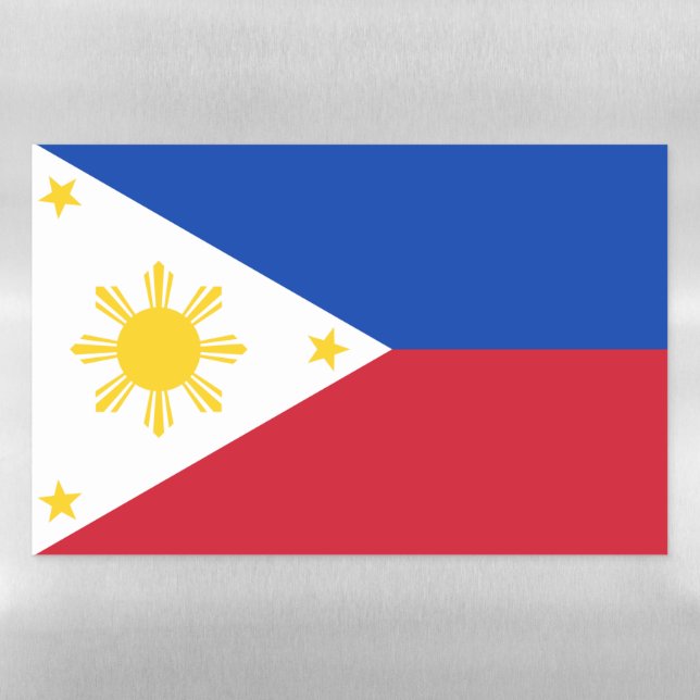 Dry Erase Magnetic Sheet flag of Philippines (Horizontal)