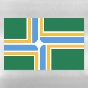 Dry Erase Magnetic Sheet flag of Portland