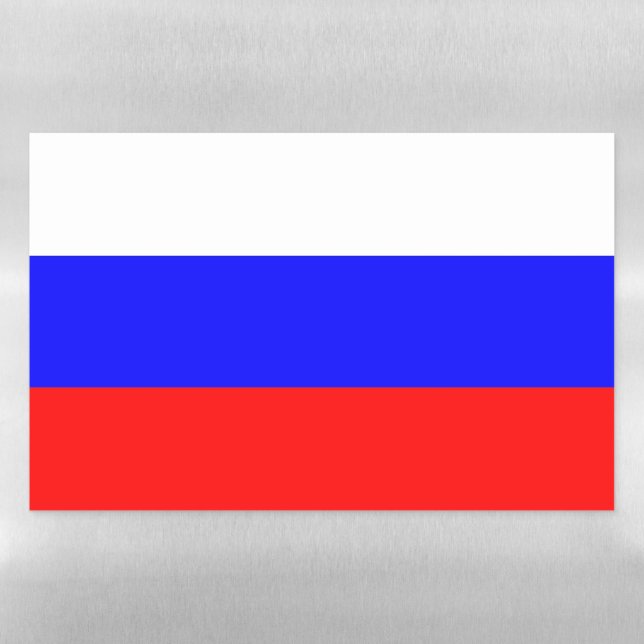 Dry Erase Magnetic Sheet flag of Russia (Horizontal)