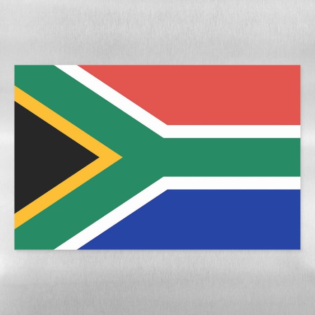Dry Erase Magnetic Sheet flag of South Africa (Horizontal)