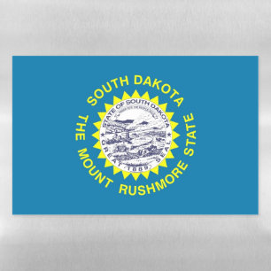 Dry Erase Magnetic Sheet flag of South Dakota