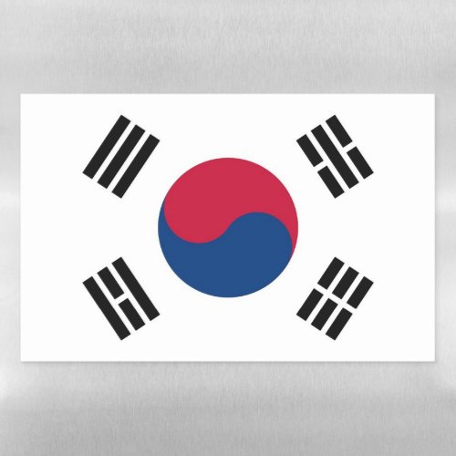 Dry Erase Magnetic Sheet flag of South Korea