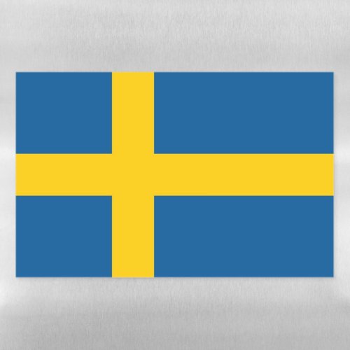 Dry Erase Magnetic Sheet flag of Sweden