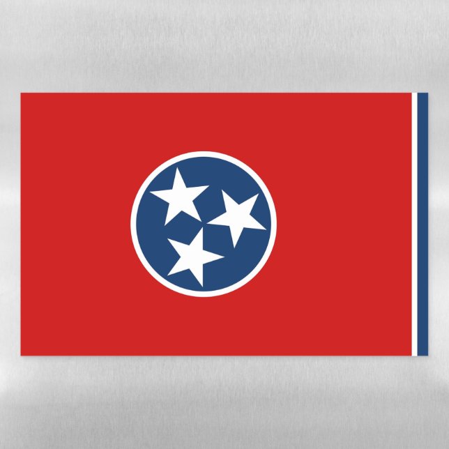 Dry Erase Magnetic Sheet flag of Tennessee (Horizontal)