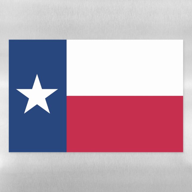 Dry Erase Magnetic Sheet flag of Texas (Horizontal)