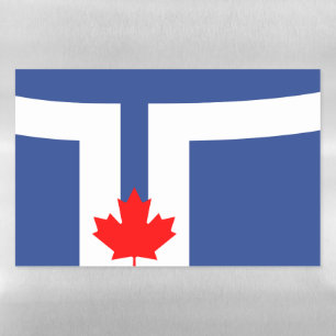 Dry Erase Magnetic Sheet flag of Toronto, Canada