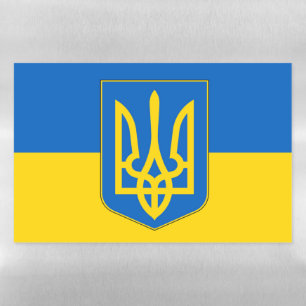 Dry Erase Magnetic Sheet flag of Ukraine