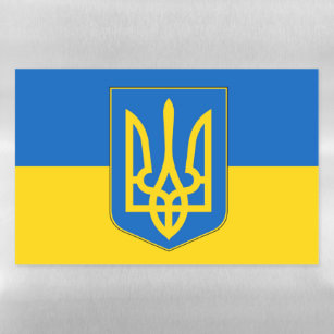 Dry Erase Magnetic Sheet flag of Ukraine