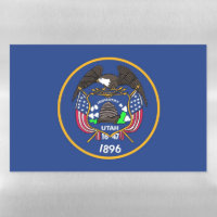 Dry Erase Magnetic Sheet flag of Utah