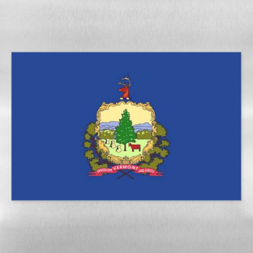 Dry Erase Magnetic Sheet flag of Vermont