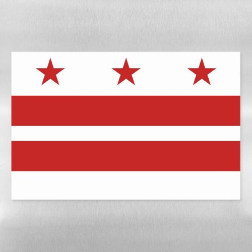 Dry Erase Magnetic Sheet flag of Washington DC