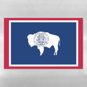 Dry Erase Magnetic Sheet flag of Wyoming
