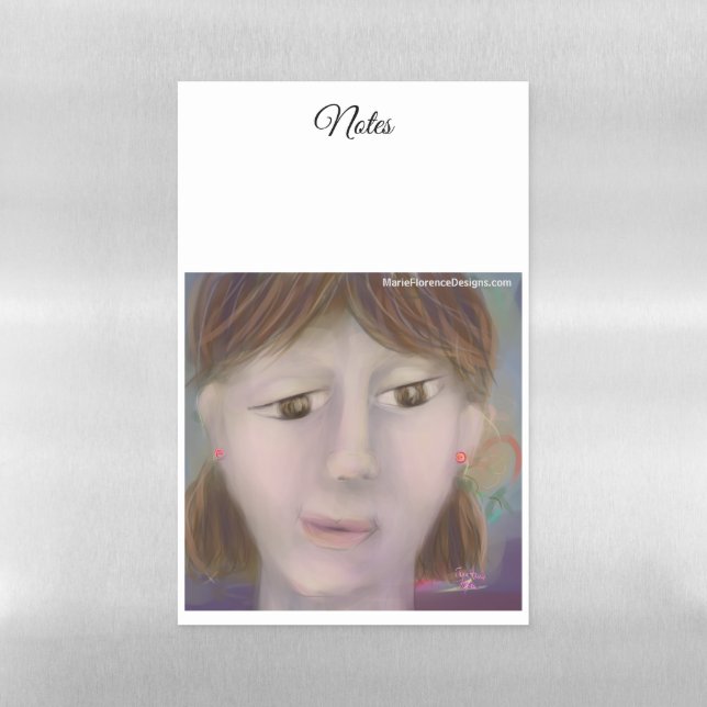 Dry Erase Magnetic Sheet For Notes (Vertical)