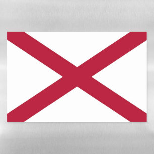 Dry Erase Magnetic Sheet with flag of Alabama, USA