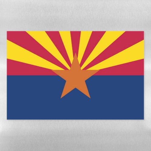 Dry Erase Magnetic Sheet with flag of Arizona USA