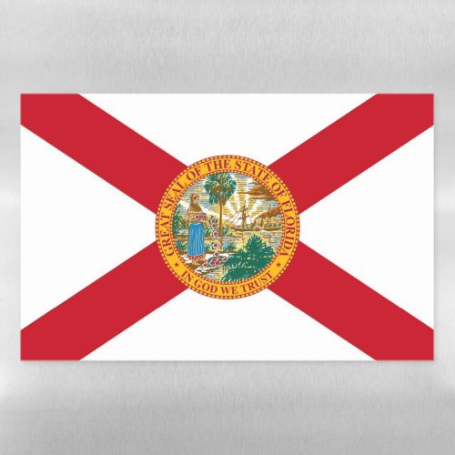 Dry Erase Magnetic Sheet with flag of Florida