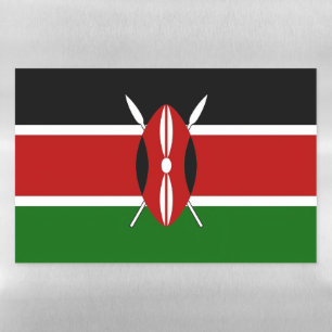 Dry Erase Magnetic Sheet with flag of Kenya