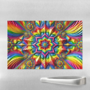 Dry Erase Magnetic Sheet with LGBTQ Colors