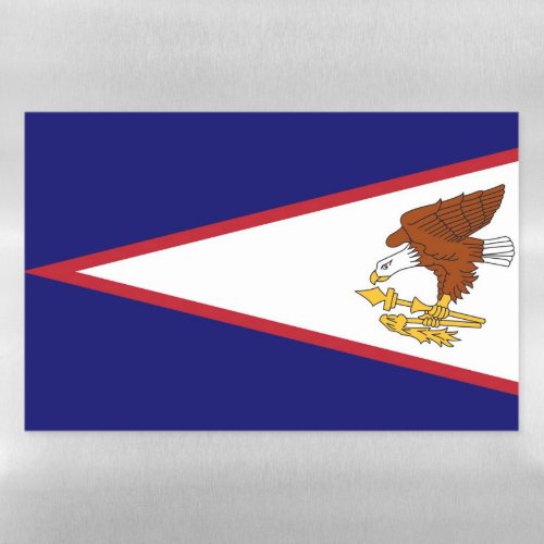 Dry Erase Magnetic with flag of American Samoa Magnetic Dry Erase Sheet