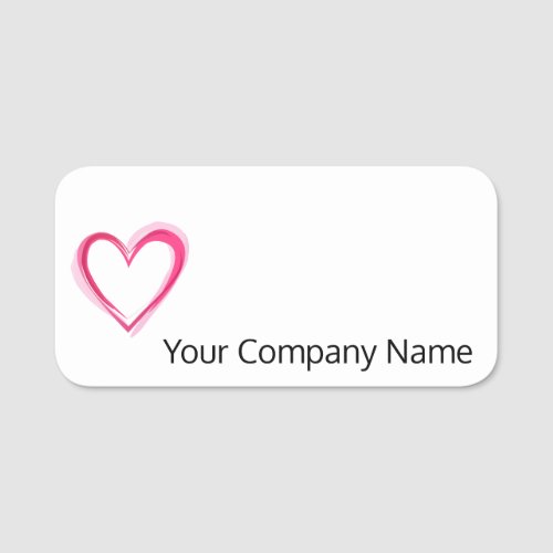 Dry Erase Name Tag Add YOUR Logo