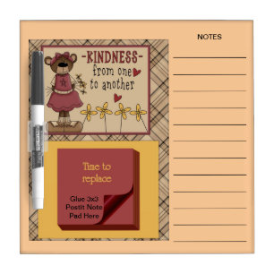 Dry Erase Postit board, add your own postit pad Dry-Erase Board