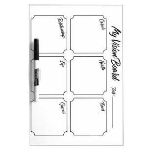 Dry Erase Vision Board