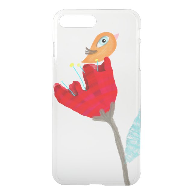 Dry Flower Pressed Transparency Styled Uncommon iPhone Case (Back)