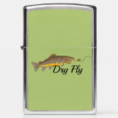 Custom Perch Fishing Illustration Name Angler Zippo Lighter, Zazzle