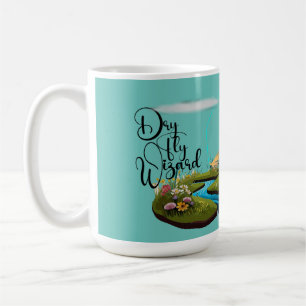 Dry Fly Wizard Trout Fishing Caddis Fly Coffee Mug