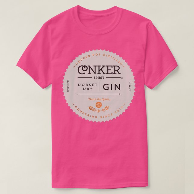 Dry Gin Conker Spirit T T-Shirt (Design Front)