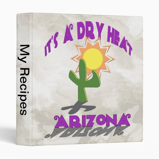 Dry Heat Arizona 3 Ring Binder (Front/Spine)