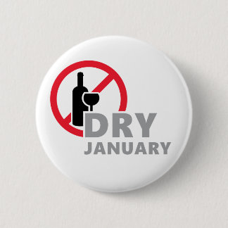 Dry january, één maand geen alcohol te drinken button