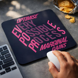 Dry Motivation Marginal Gains Midnight Berry Mouse Pad