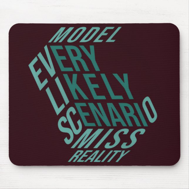 Dry Motivation | Modeled Reality | Deepwater Mouse Pad (Front)