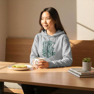 Dry Motivation Modeled Reality Ocean Hoodie