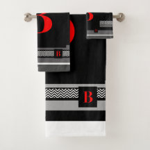 Dry Off With Monogram B Black