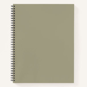 Dry Sage Solid Color Notebook