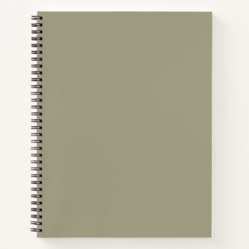 Dry Sage Solid Color Notebook