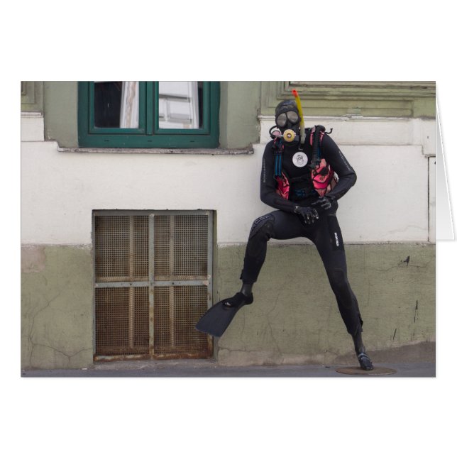 Dry Scuba Diver Cards (Front Horizontal)