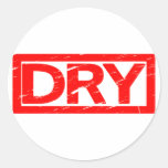 Dry Stamp Classic Round Sticker