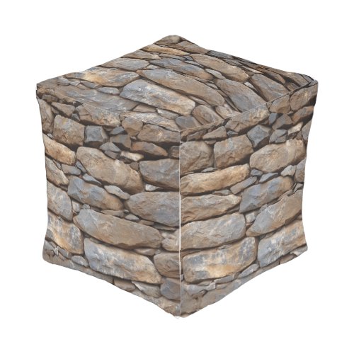 Dry Stone Wall Outdoor Pouf