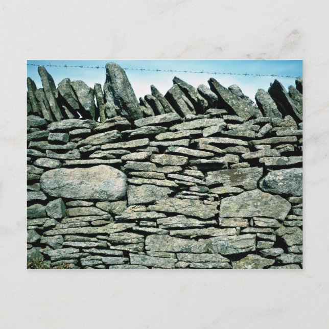 Dry stone wall postcard (Front)