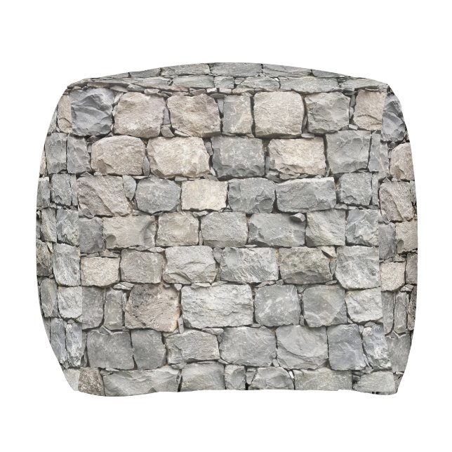 Dry Stone Wall Quirky Pouf (Front)