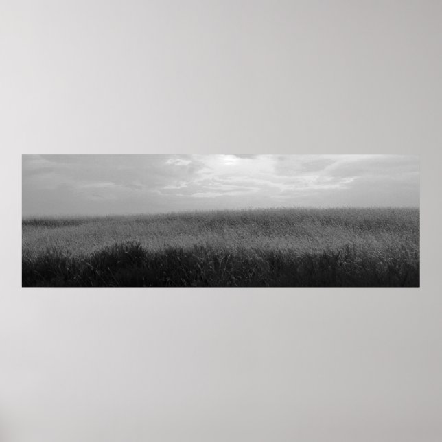 Dry Storm Over Oklahoma Grasslands I (Col Desat) Poster (Front)