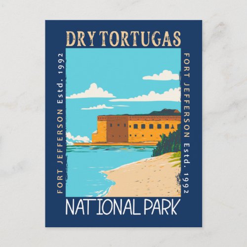 Dry Tortugas National Park Florida Fort Jefferson  Postcard
