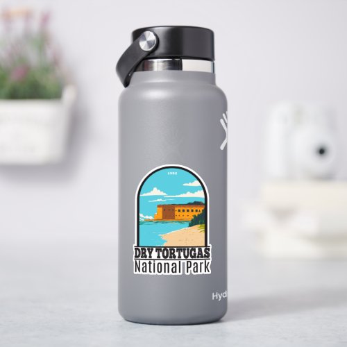 Dry Tortugas National Park Florida Fort Retro Sticker