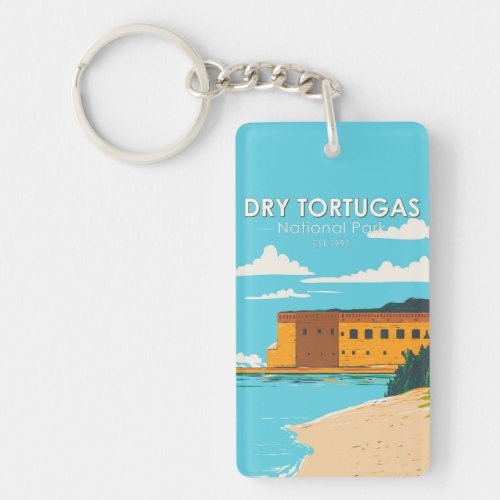  Dry Tortugas National Park Florida Fort Vintage Keychain