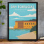 Dry Tortugas National Park Florida Fort Vintage Poster